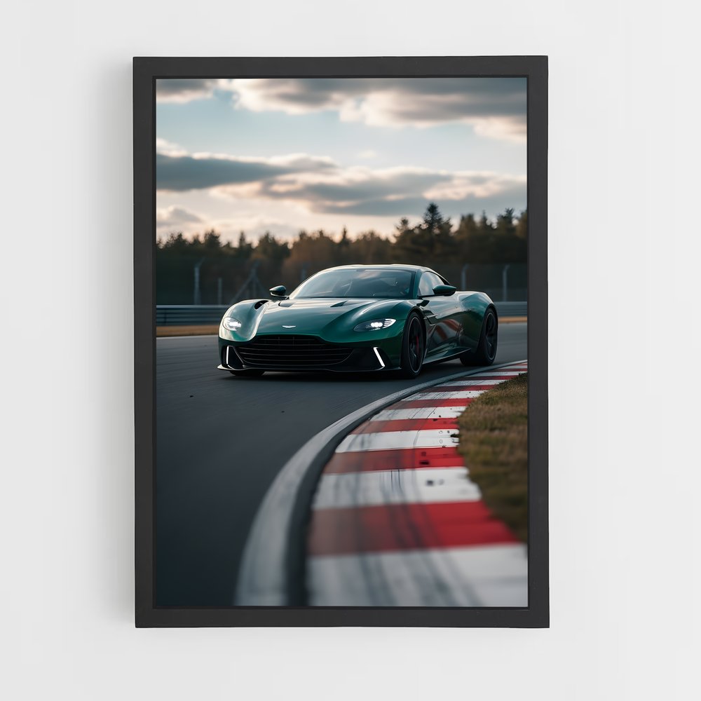 Poster Aston martin effrénée (vue 2)